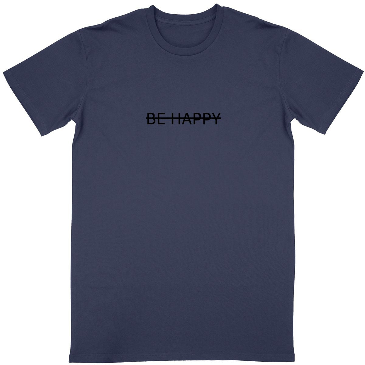 BE HAPPY barré - face_bleumarine